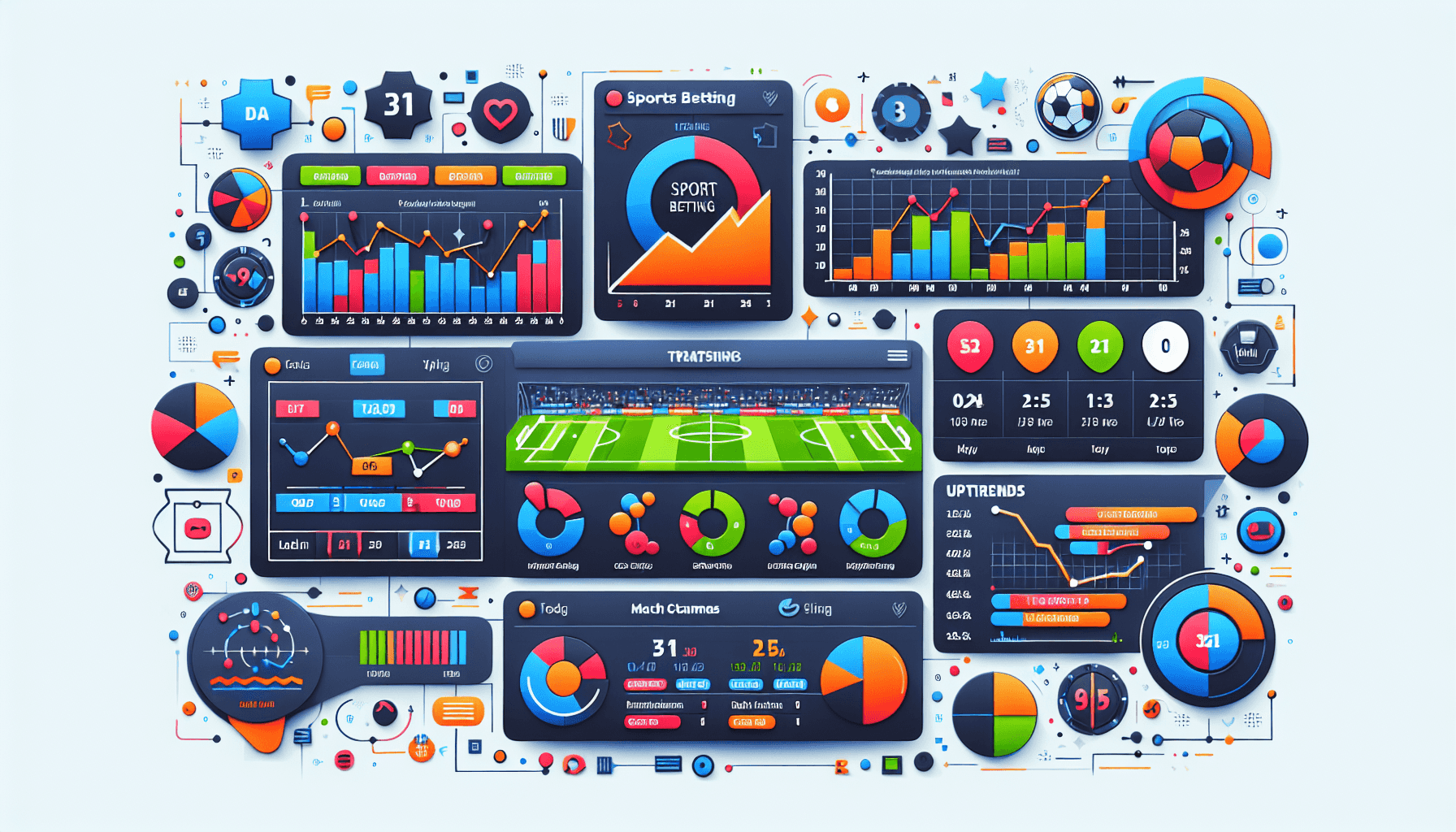 Sports betting dashboard